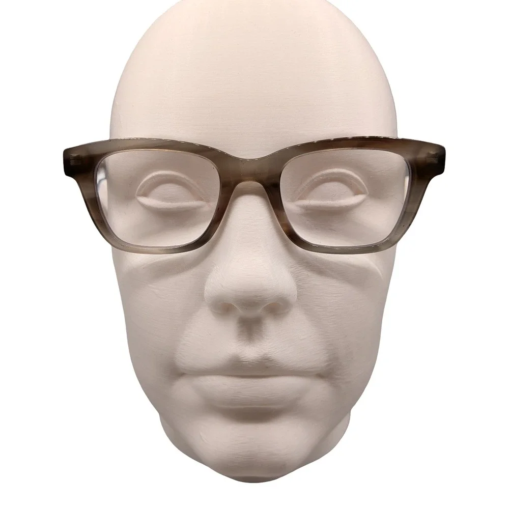 Warby Parker Translucent Taupe Rectangular Glasses